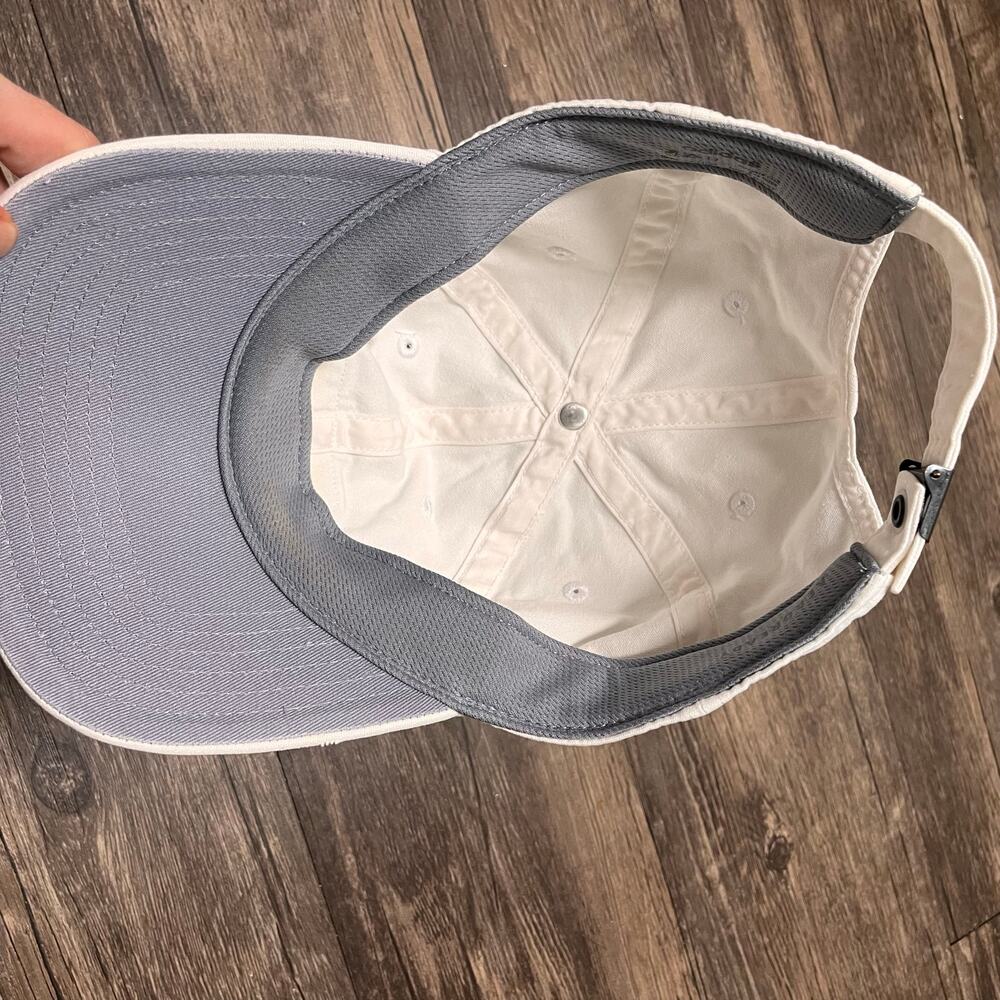 Adidas Originals Three Stripe Life Unisex Patch Dad Hat Strapback Cap Cream OS - Picture 4 of 6